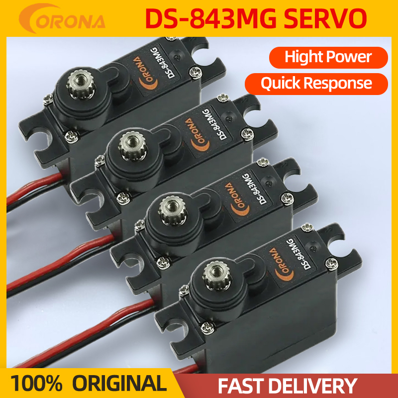 Brushless Motor Thrust Test Stand - 4PCS Corona DS843MG Digital Servo แรงบิดสูงเกียร์โลหะ