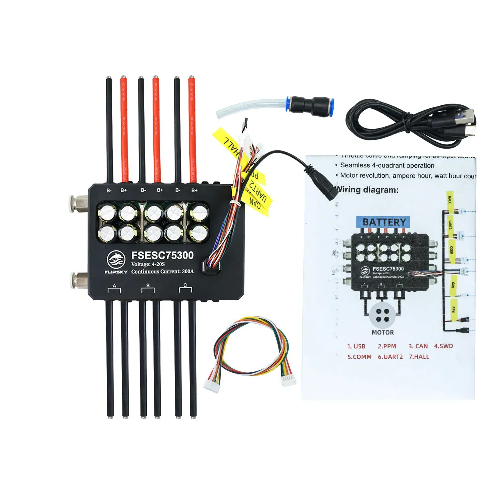 AvaCoreFlipsky Fsesc 75300 84v - Vesc 75300 High Current Esc บทวิจารณ์และราคา