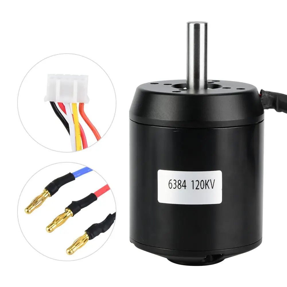 มอเตอร์ BLDC 6384 120KV แบบฮับ - 6384 Brushless Motor Sensored บทวิจารณ์และราคา