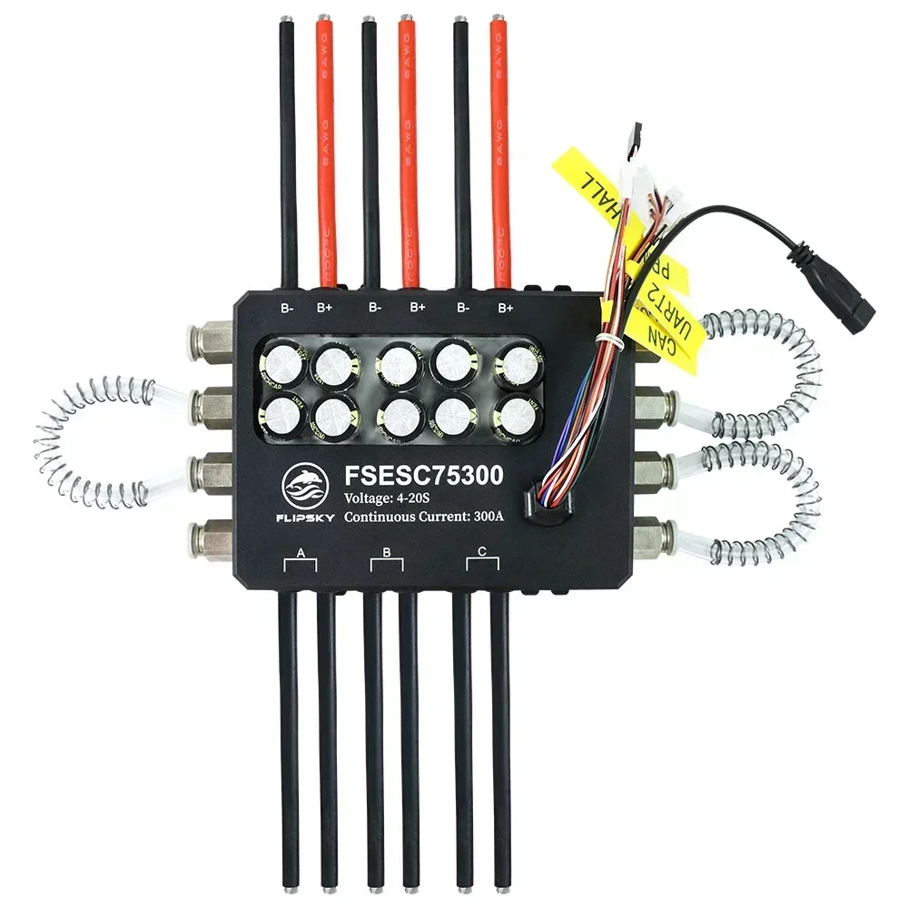 FlipSky FSESC 75300 84V กระแสส - Vesc 75300 High Current Esc บทวิจารณ์และราคา